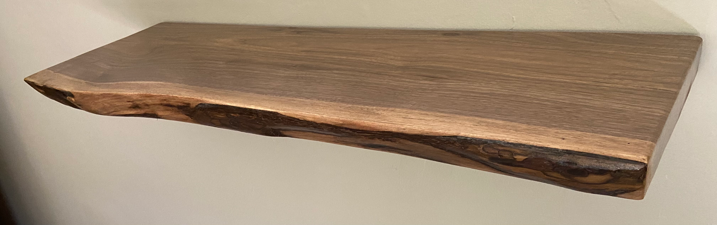 Black Walnut Floating Shelves (SOLD)