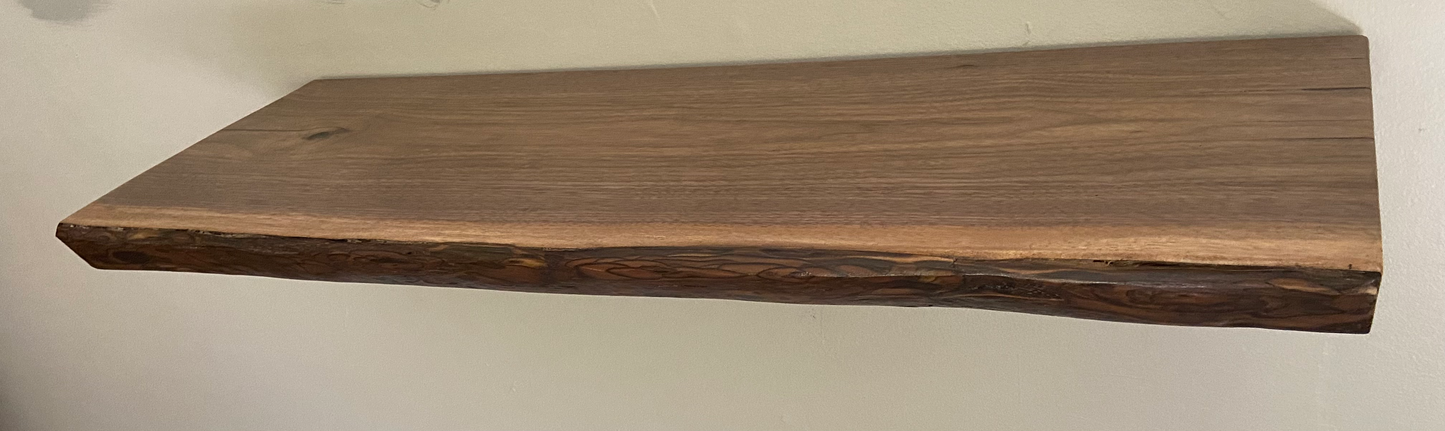 Black Walnut Floating Shelves (SOLD)
