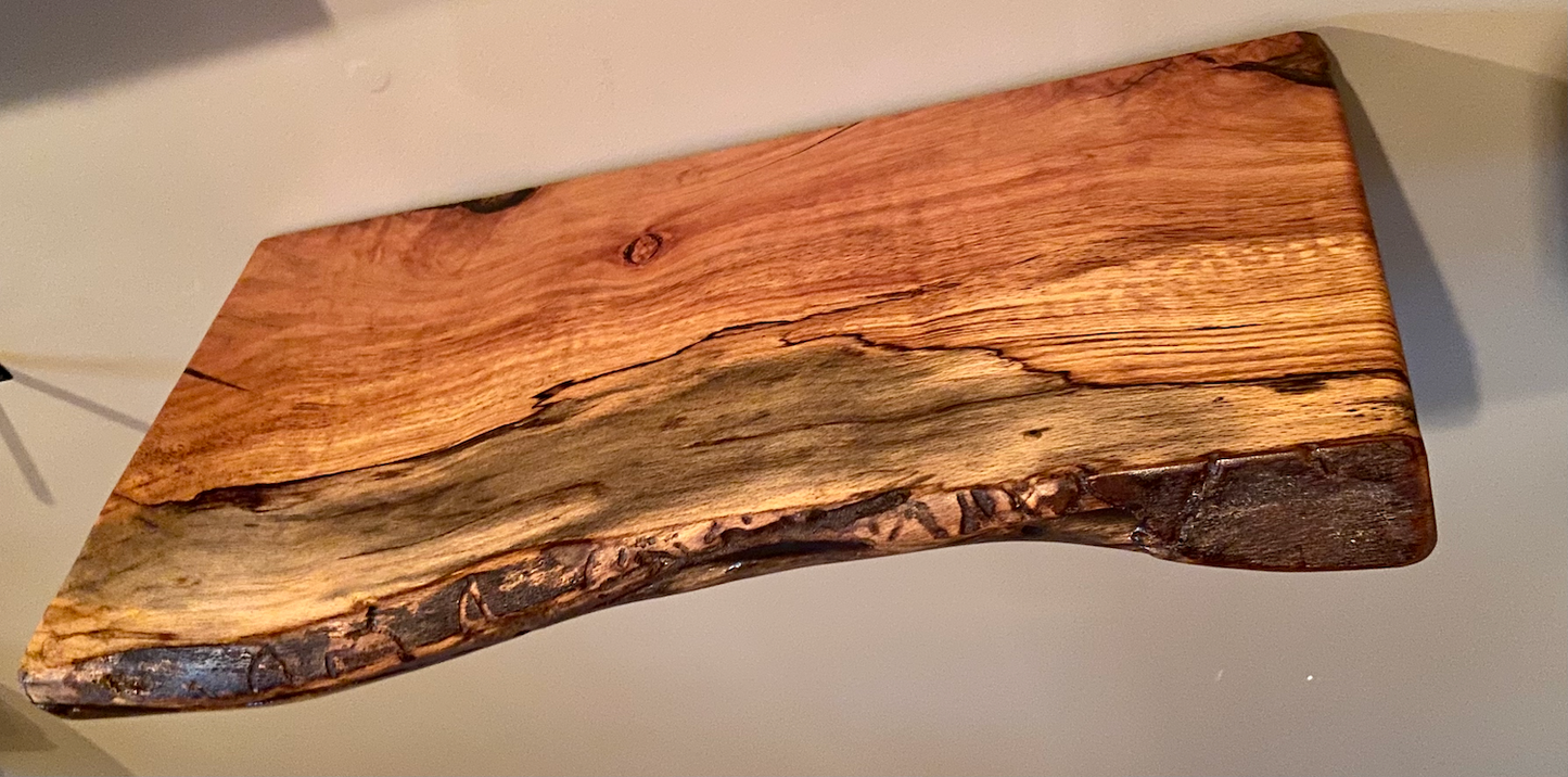 Spalted Sycamore Floating Shelves