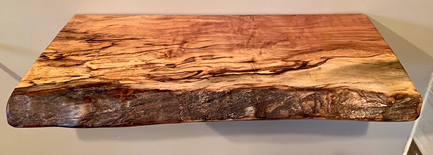 Spalted Sycamore Floating Shelves