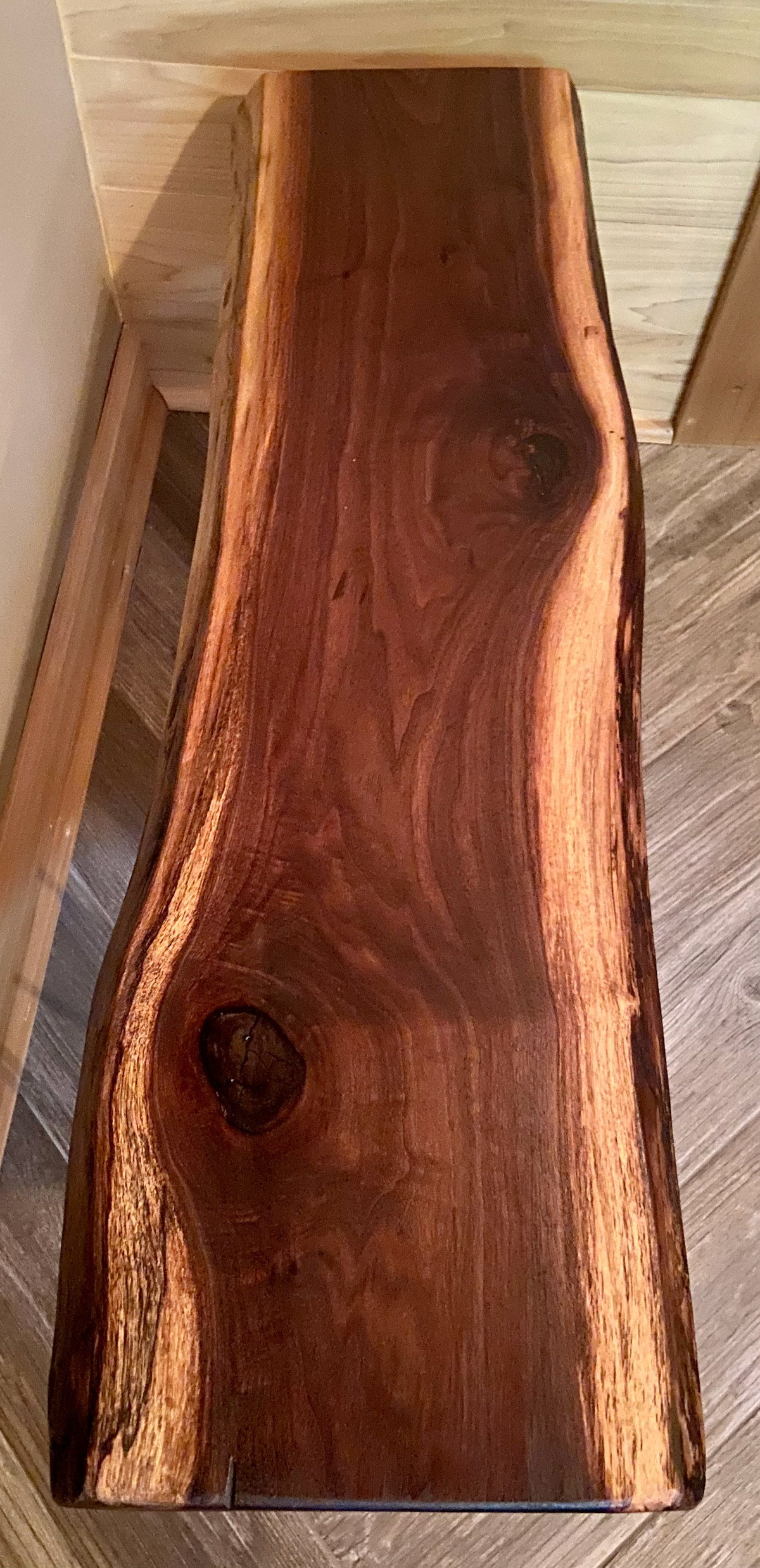 Shorter Walnut Plant Stand