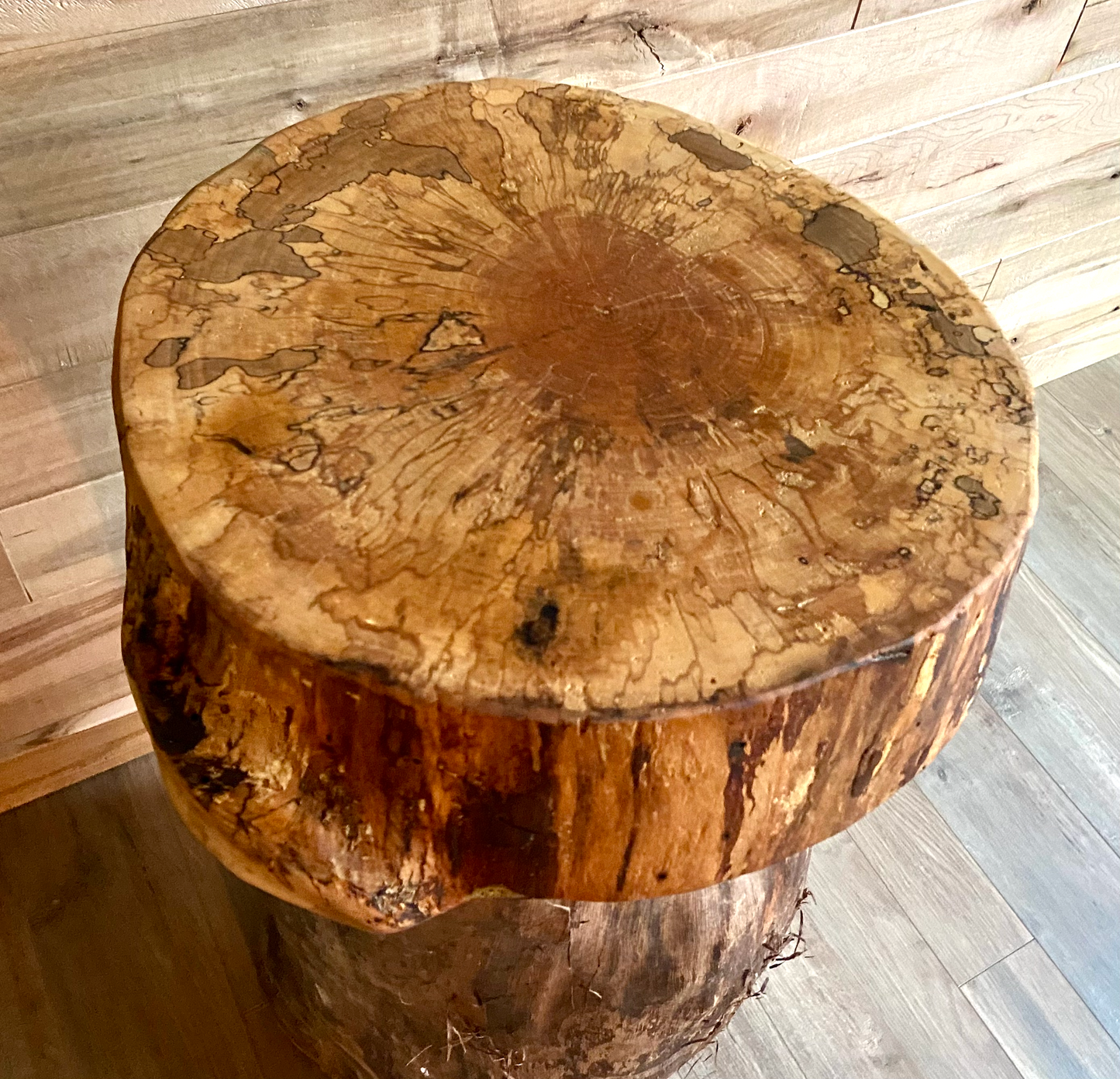 Live edge maple table top