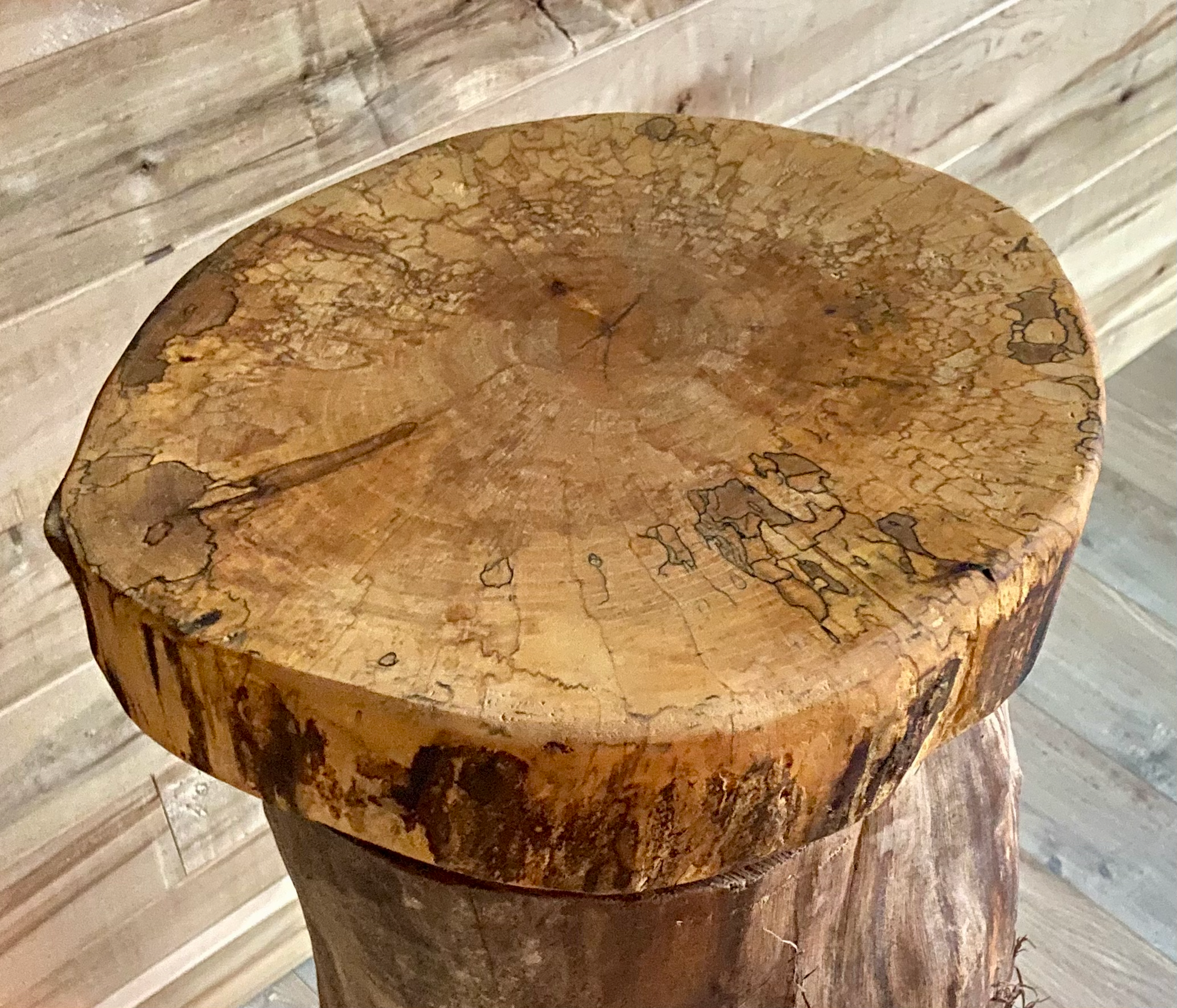 Live edge maple table top