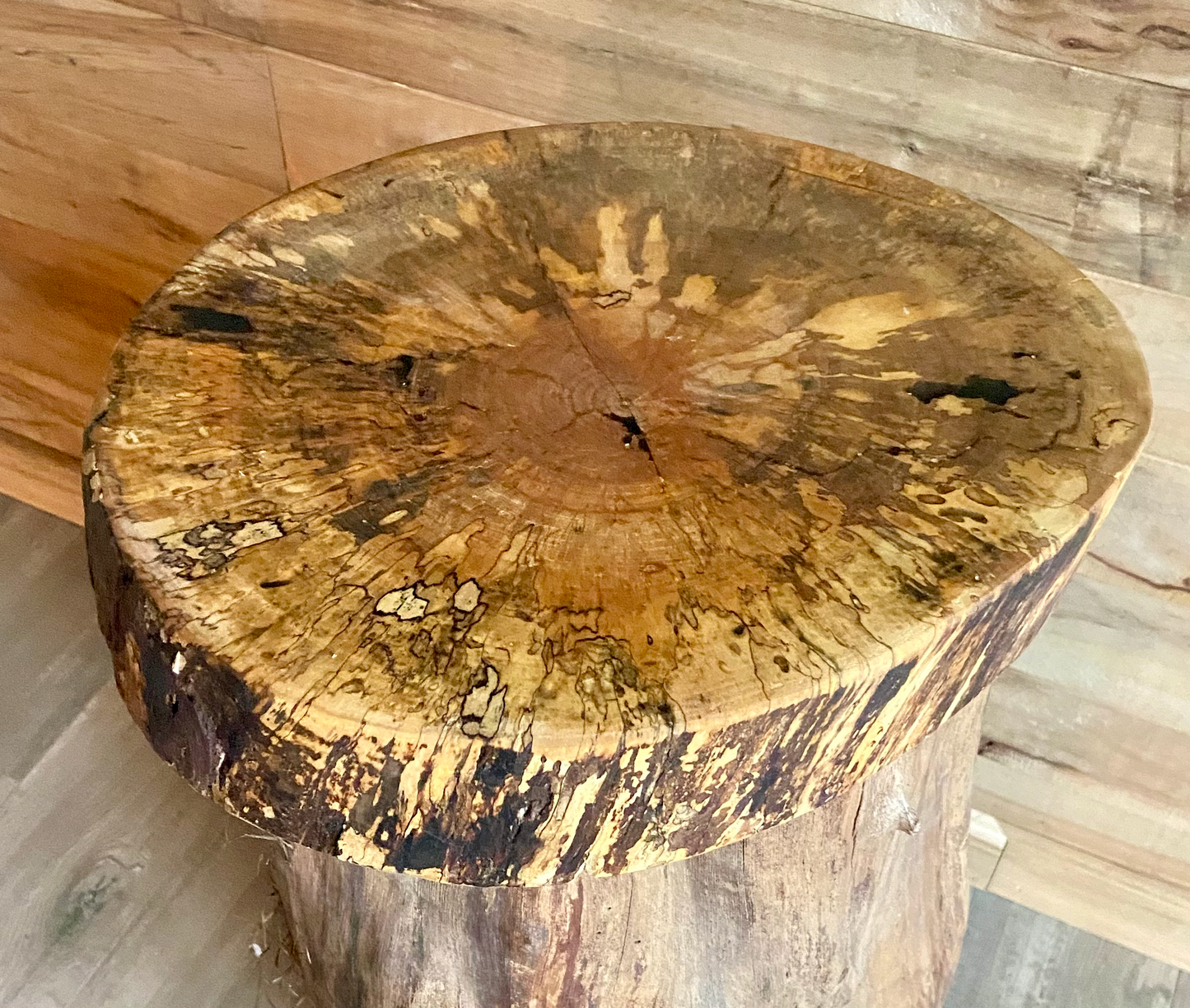 Live edge maple table top