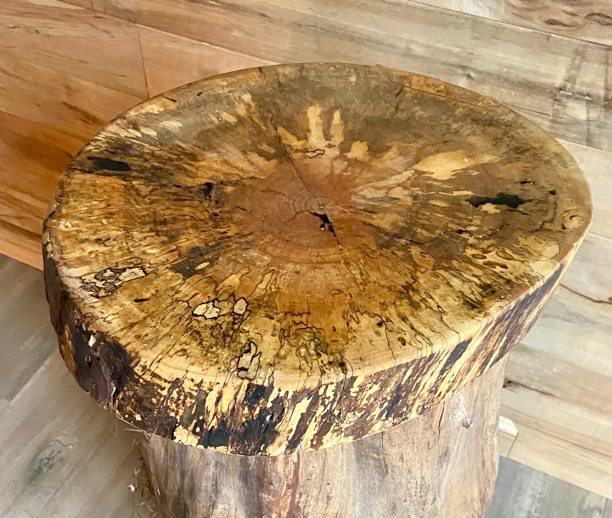 Live edge maple table top