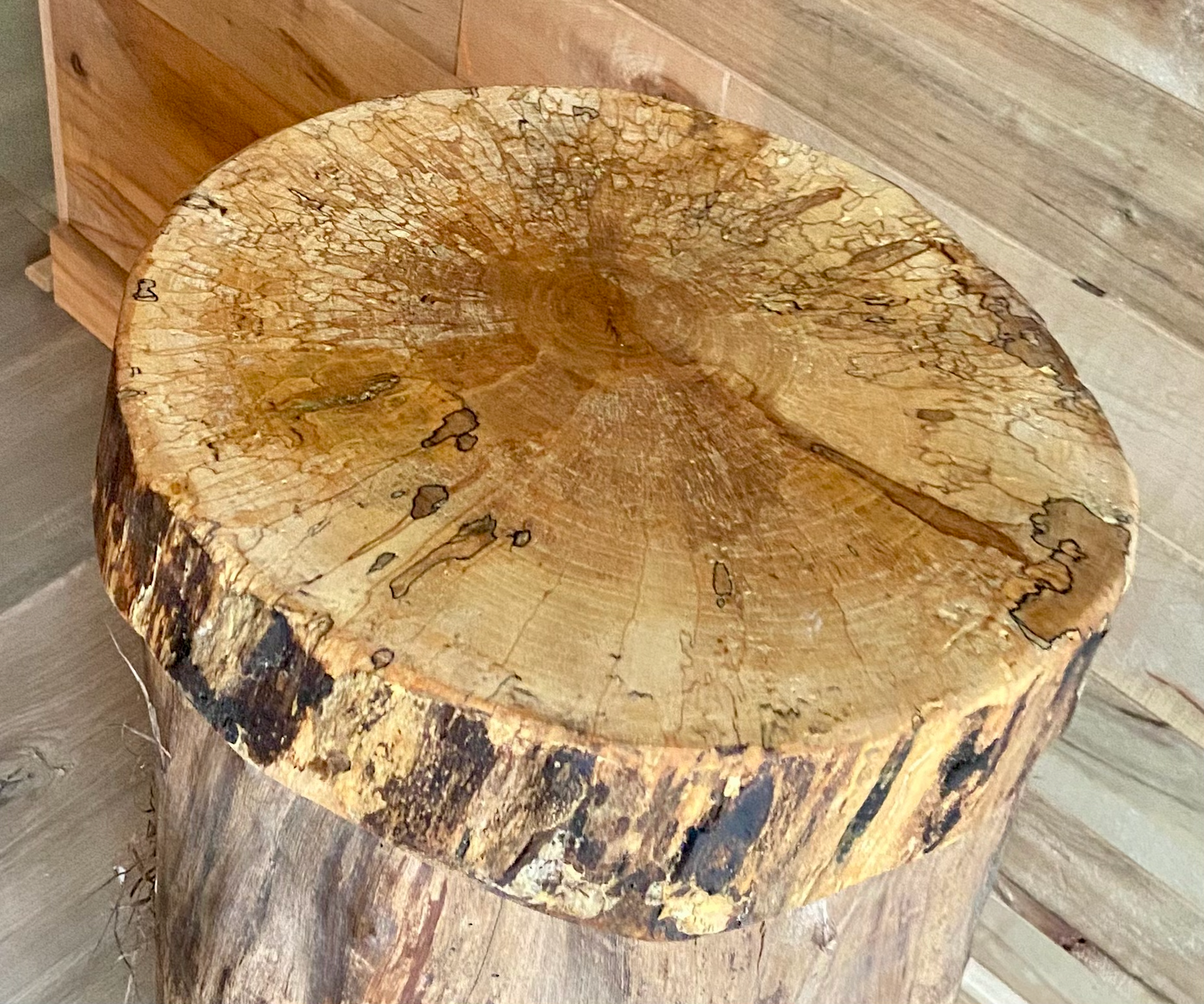 Live edge maple table top